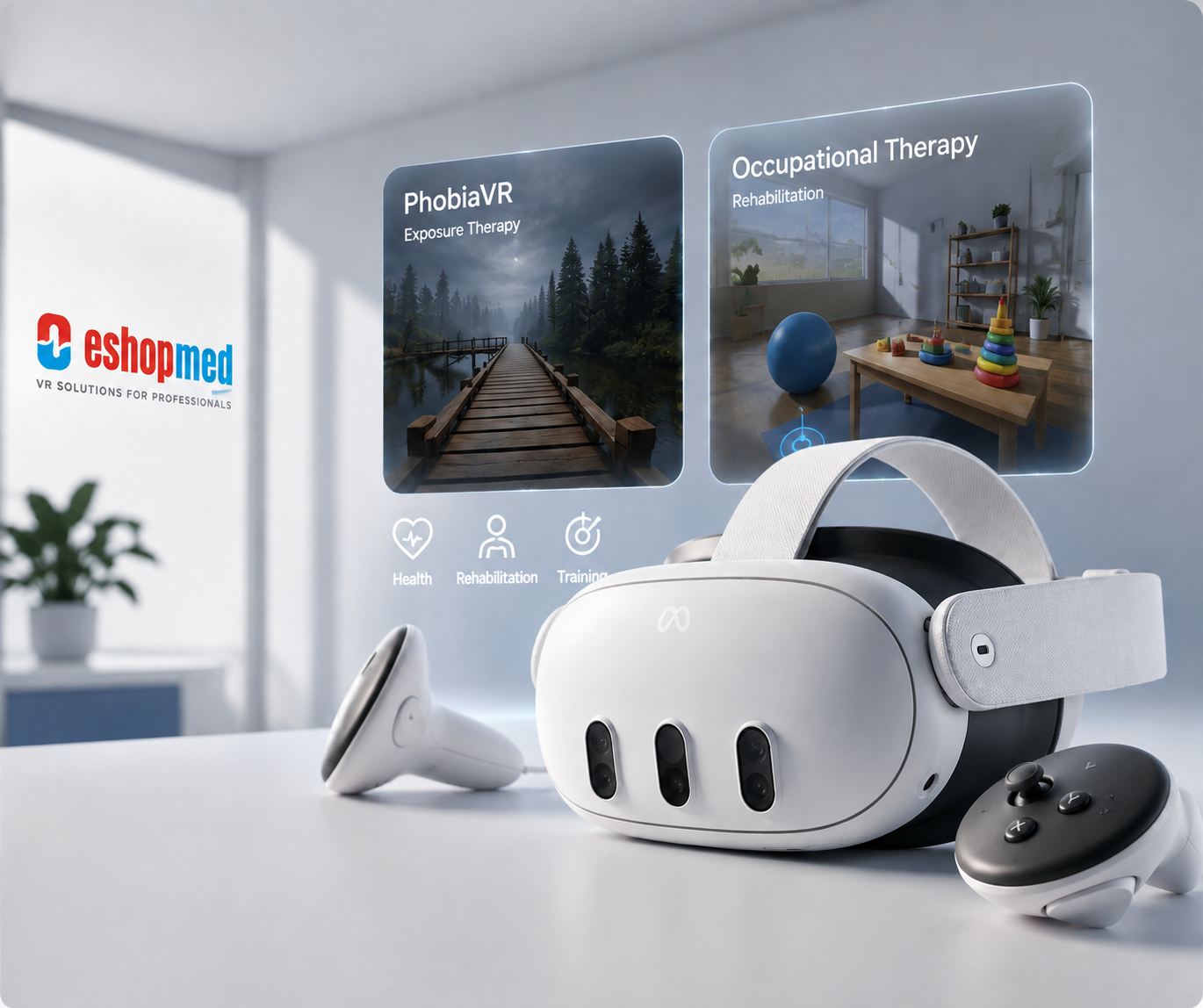 Eshopmed VR solutions for professionals