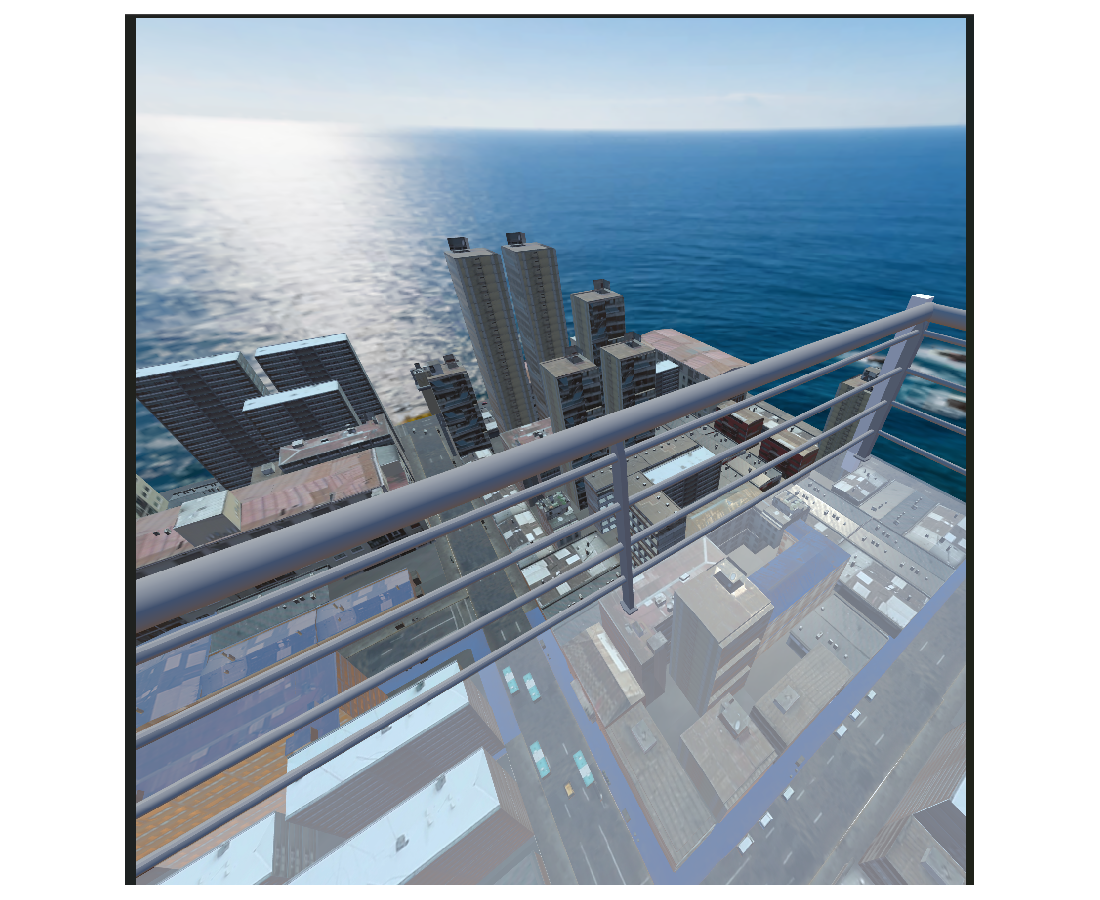 Acrophobia VR environment
