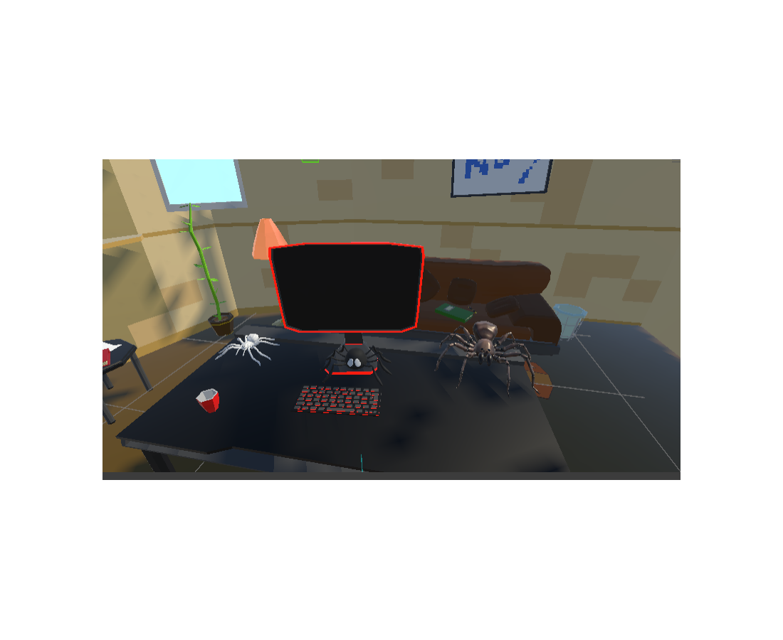 Arachnophobia VR environment