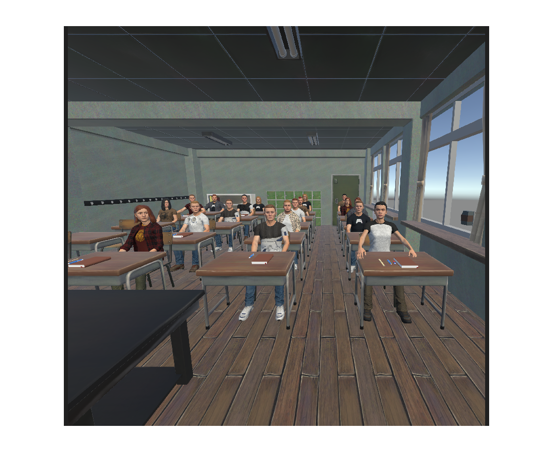 Public Speaking VR environment
